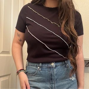 forever 21 black tee